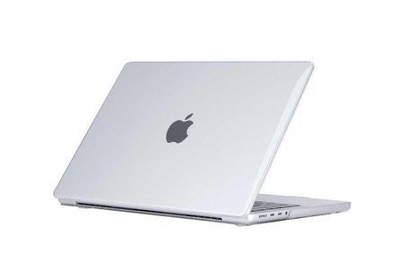 Apple Macbook 16.2' 2021 Uyumlu Fuchsia MSoft Kristal Şeffaf 1mm İncelikte Koruyucu Kılıf