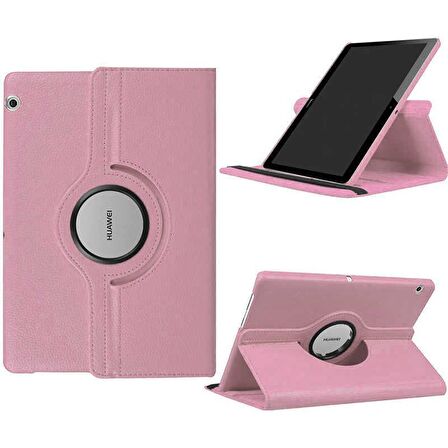 Huawei T5 10 inc Fuchsia Dönebilen Standlı Kılıf