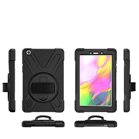 Galaxy Tab A 8.0 (2019) T290 Fuchsia Defender Tablet Silikon