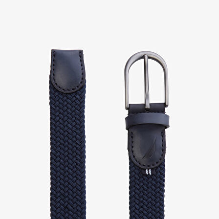 Nautica Erkek Lacivert Örgü Kemer