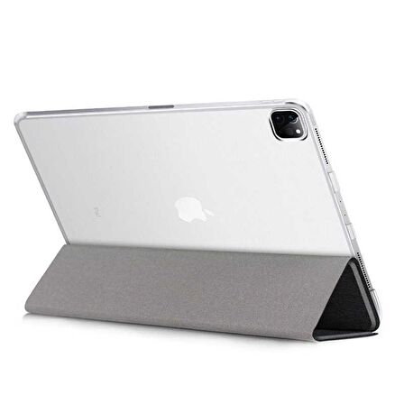 Apple iPad Pro 12.9 2021 (5.Nesil) Uyumlu Smart Cover Standlı 1-1 Flip Smart Akıllı Tablet Kılıfı
