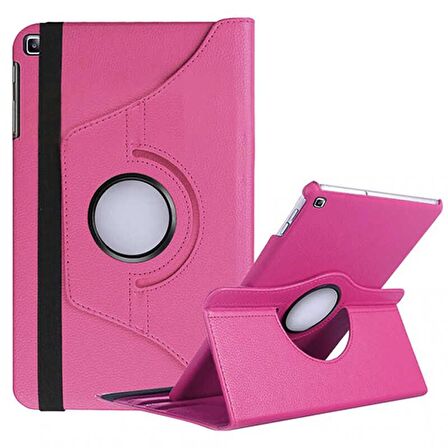 Galaxy Tab S6 Lite P610 Fuchsia Dönebilen Standlı Kılıf