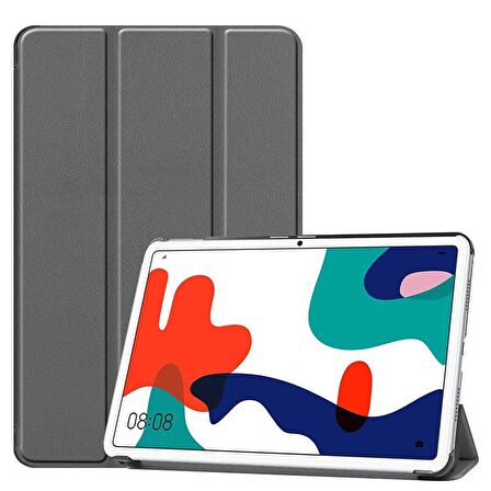 Huawei Mate Pad 10.4 Fuchsia Smart Cover Standlı 1-1 Kılıf
