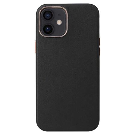 Apple iPhone 12 Pro Max Kılıf Premium Leathersafe Wireless Kapak