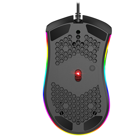 GT-120 Sarepo Oyuncu Mouse 7 Tuşlu Çoklu Mod RGB Aydınlatmalı Ayarlanabilir Tasarımlı Ergonomik