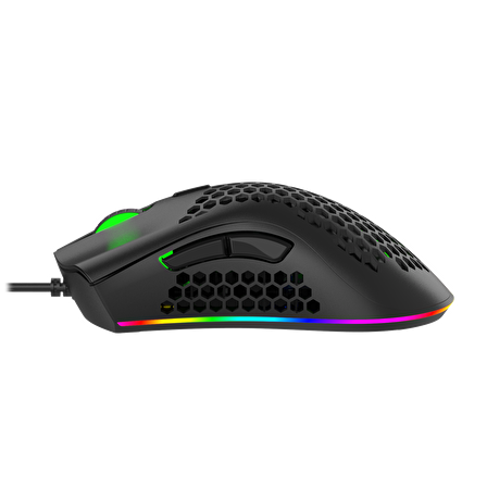 GT-120 Sarepo Oyuncu Mouse 7 Tuşlu Çoklu Mod RGB Aydınlatmalı Ayarlanabilir Tasarımlı Ergonomik