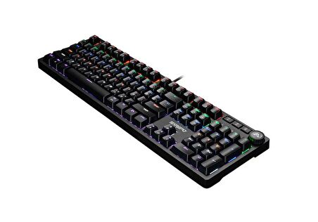 MJ-97 Sarepo Oyuncu Klavyesi Mekanik Hisli RGB Işıklandırma Multimedya Tuşlu Ergonomik