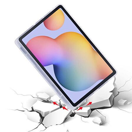 Galaxy Tab A7 10.4 T500 2020 Uyumlu Kalemlikli Premium Standlı Katlanabilir Uyku Modu Özellikli Tablet Kılıfı