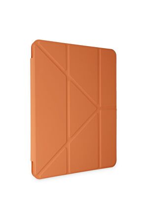 Galaxy Tab S6 Lite P610 Kılıf Tri Folding Kalem Bölmeli Standlı Kılıf