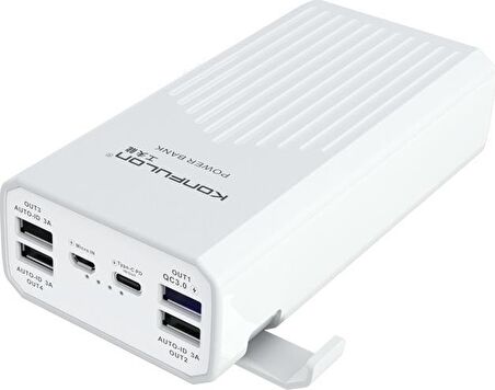 P40Q Powerbank 40.000 mAh Konfulon PD 18W Hızlı Şarj QC 3.0 ve Oto Standby Özellikli Telefon Tablet Tutamaçlı Powerbank