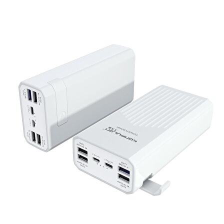 P40Q Powerbank 40.000 mAh Konfulon PD 18W Hızlı Şarj QC 3.0 ve Oto Standby Özellikli Telefon Tablet Tutamaçlı Powerbank