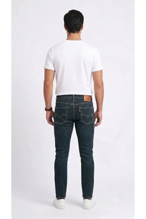 512™ Slim Taper likralı esnek Jean Biologia Adv-0000 Lacivert / 30/32