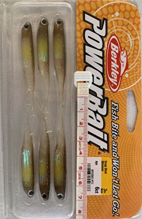 BERKLEY POWERBAİT DROP SHOT MİNNOW AYU ( BPDSM3-AYU) SİLİKON BALIK YEM