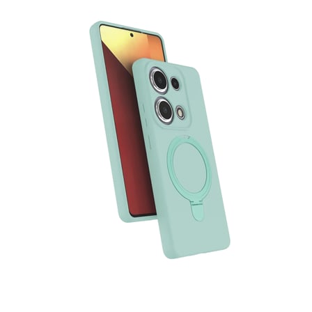 Xiaomi Redmi Note 13 Pro 4G Regal Magsafe Standlı Kapak - Su Yeşili