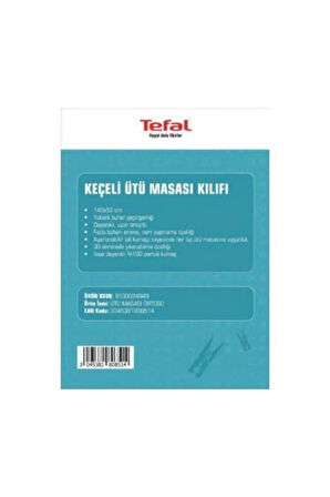 Tefal Ütü Masası Kılıfı Bezi Keçeli %100 Pamuk