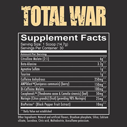 TOTAL WAR PREWORKOUT