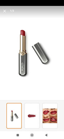 Kiko unlimited stylo 17 cherry red