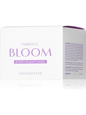 faberlic Bloom Serisi Gece Kremi 55+