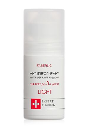 Faberlic Expert Pharma Light Antiperspirant  Unisex Roll-on  Deodorant   - 50 ml