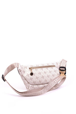 Silver Polo  Kadın  1192-46905 SILVER POLO BEL ÇANTASI M178 BEJ-MAT KUM