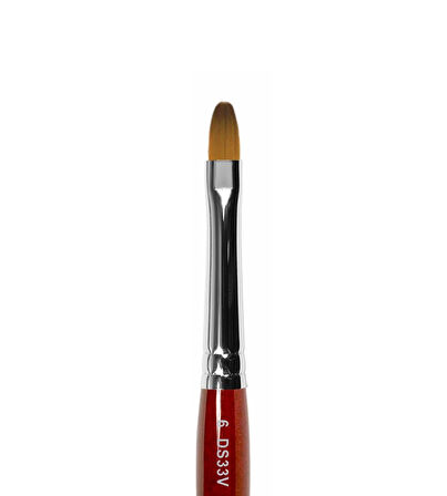 Roubloff DS33V Kapaklı Sentetik Jel Fırça 10mm No:6