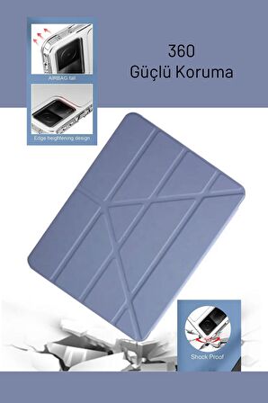 Kalem Bölmeli Redmi Pad 10.61 inch Uyumlu Fuchsia Tablet Kılıfı