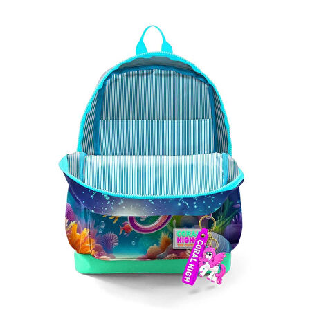 Coral High 2li Set Denizatı Desenli Okul Çantası Beslenme 23772