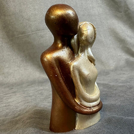 Uretti - Hülya 6683 El Yapımı Dekoratif Sarılmış Çift Biblo