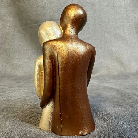 Uretti - Hülya 6683 El Yapımı Dekoratif Sarılmış Çift Biblo