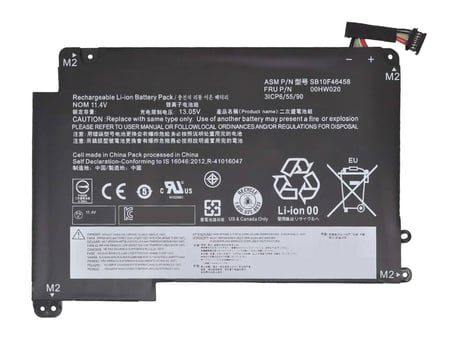 Lenovo ThinkPad Yoga P40 20GQ Notebook Bataryası Laptop Pil