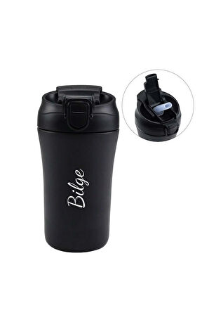 Pipetli Siyah Termos