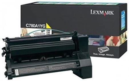 Lexmark C780H1YG Sarı Yellow Orjinal Toner C780 / C782