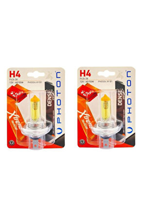 H4 Xtreme Yellow Limon Sarısı Far Ampülü Takımı (2 Adet)