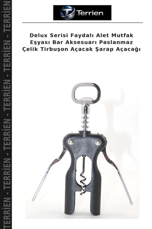 Delux Serisi Faydalı Alet Mutfak Eşyası Bar Aksesuarı Paslanmaz Çelik Tirbuşon Açacak Şarap Açacağı