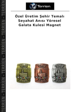 Özel Üretim Şehir Temalı Seyahat Anısı Yöresel Galata Kulesi Magnet