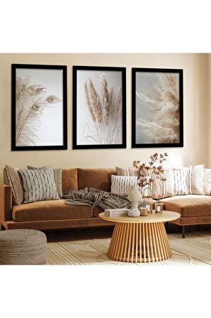 120x80 Cm Renkli Çiçek Kanvas Tablo