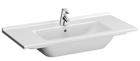 VitrA S50 5479B003-0001 Etajerli Lavabo, 100 cm, Beyaz