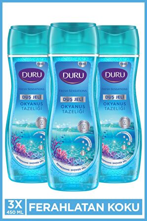 Fresh Sensations Okyanus Ferahlığı Duş Jeli 3x450ml