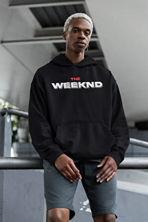 The Weeknd Rapper Baskılı Unisex Oversize Şarkıcı Hoodie