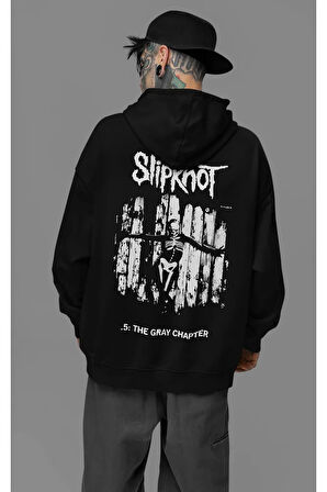 Slipknot Baskılı Unisex Oversize Müzik Grubu Hoodie