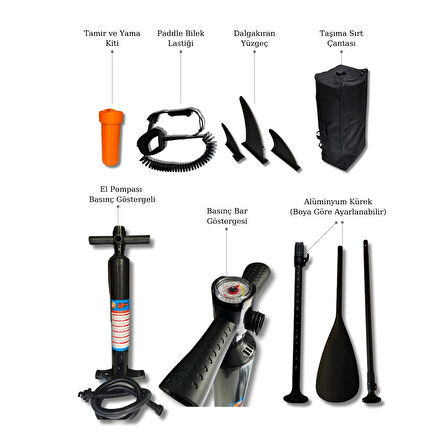 POYRAZ PRIMEMASTER ŞİŞME SURF TAHTASI 