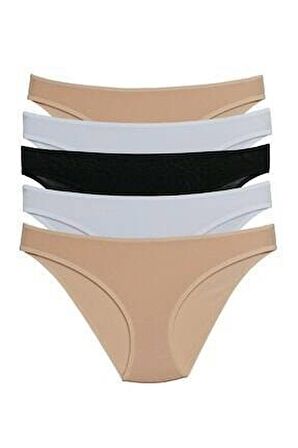 Pierre Cardin Kadın Pamuklu Basic Brief  5li Külot