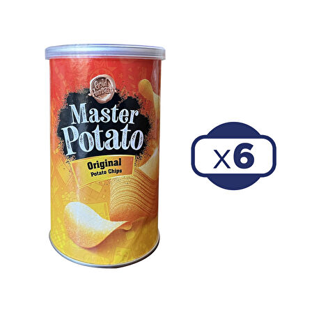 Master Potato Original Cips 60 gr x 6 Adet