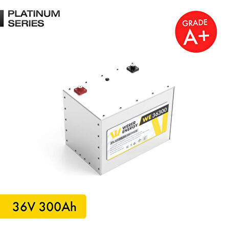 WERER ENERGY 36V 300Ah LiFePO4 Platinum Series Bluetooth'lu Lityum Demir Fosfat Akü 