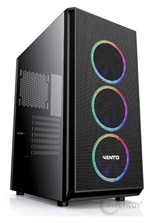 VENTO VG07F RGB Siyah Mid Tower Gaming Kasa