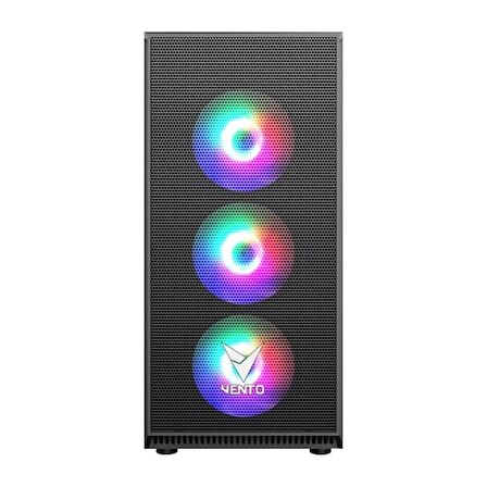 VENTO VG07F RGB Siyah Mid Tower Gaming Kasa