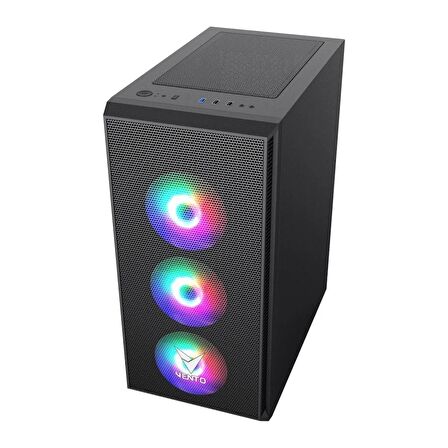 VENTO VG07F RGB Siyah Mid Tower Gaming Kasa