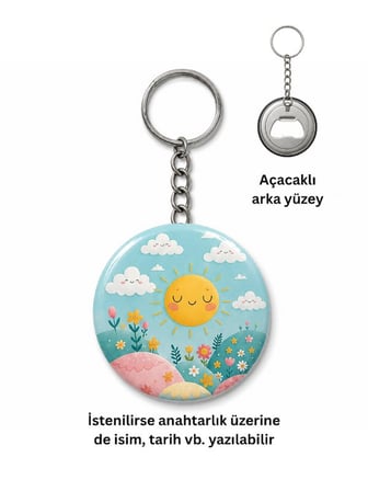 Hediyelik Set-1 Kişiye Özel 20 Adet İsimli Anahtarlık, Bebek Çocuk Doğum Günü Yenidoğan Mevlit Hediyeliği