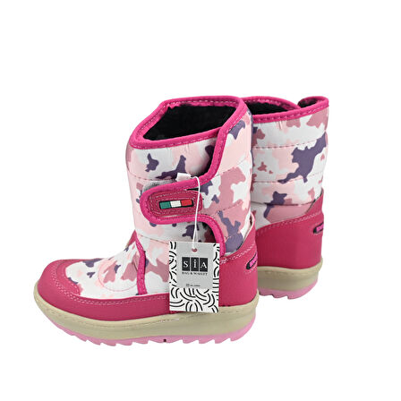 SİA ÇANTA BOOT'S ÇIRTLI & ORTAPEDİK  & ANATOMİK SAĞLAM KAYMAZ TABANLI UZUN KONÇLU İÇİ KÜRKLÜ NEFES ALAN ÇOCUK SNOW BOOT
