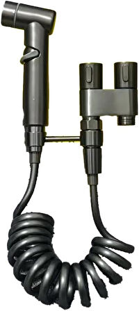 Klozet & Banyo Taharet Musluk Çıkışlı Spiral Tuvalet Temizleme Basınçlı Fıskiye Tuvalet Temizleyici